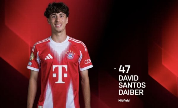 德媒：拜仁6号位聘用有限，小将戴伯尔有望获更多一队出场契机