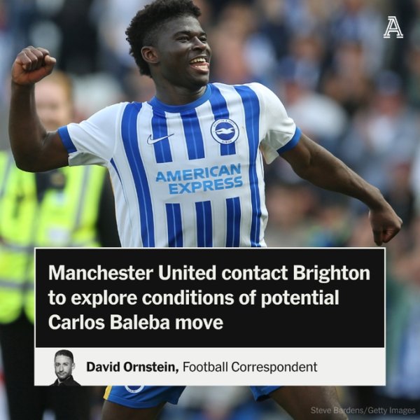 好腰难买❗TA：曼联已算计21岁巴莱巴情况，但布莱顿不思卖