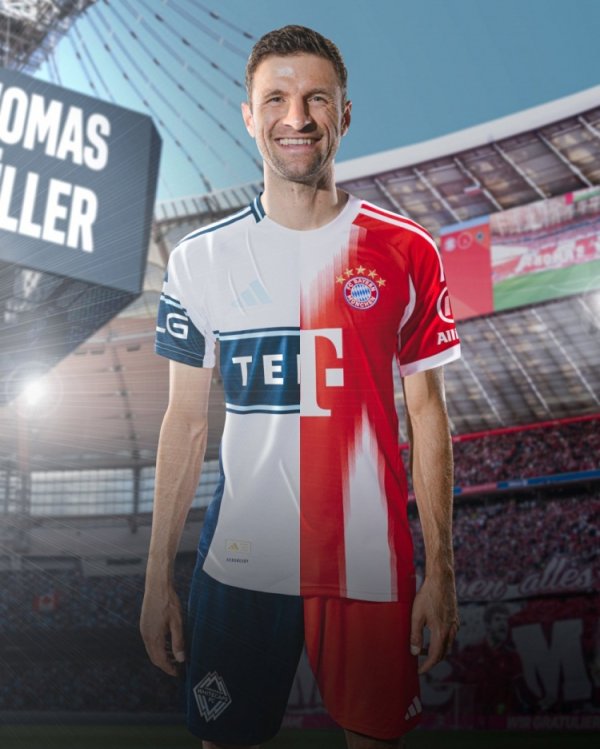 转战好意思职联！拜仁官推告别穆勒：祝你一切班师，听说！♥️