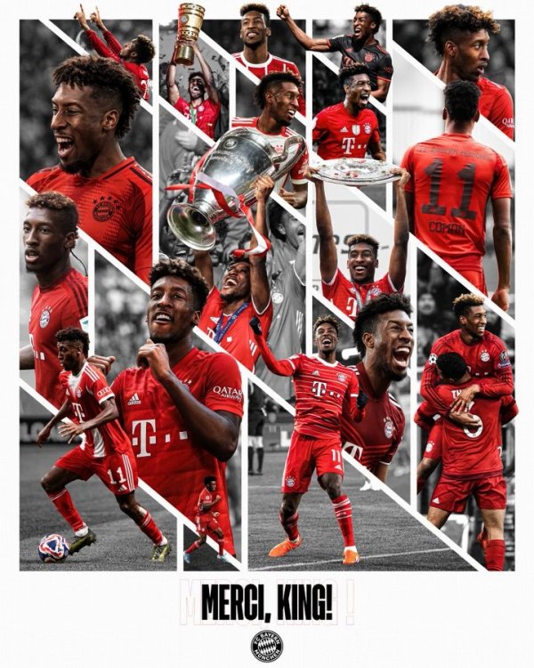 拜仁告别科曼：已是俱乐部别传，永久是拜仁的一部分