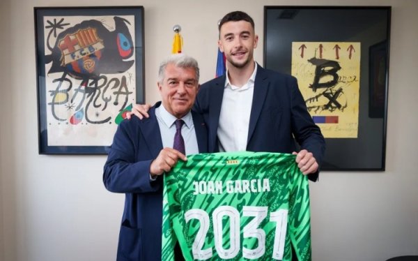 每体：巴萨里面阐明加西亚注册完成，拉什福德预测能出战马洛卡