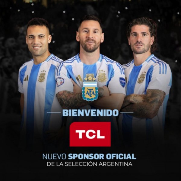 官方：TCL成为阿根廷国度足球队新官方赞助商