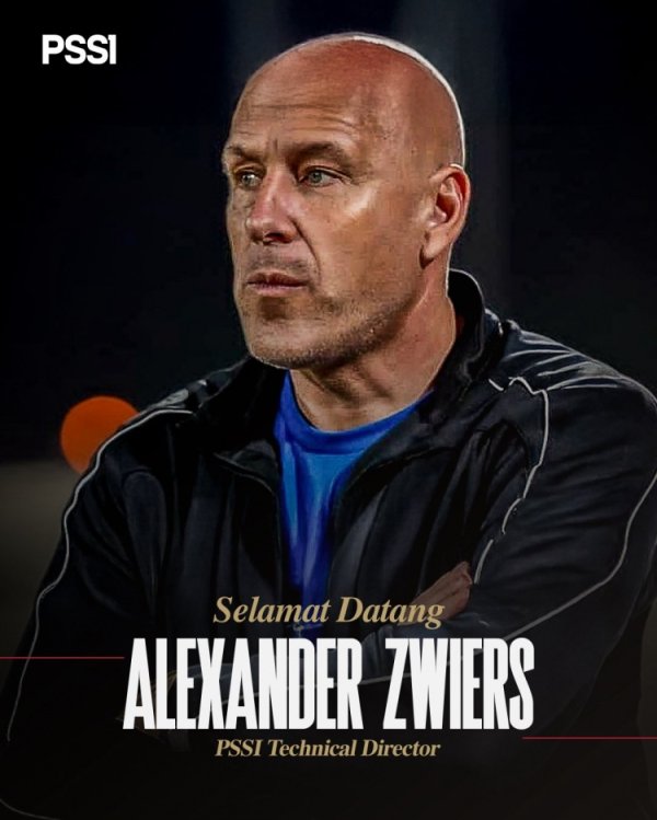 官方：印尼足协遴聘荷兰东说念主兹维尔斯出任国度队期间总监