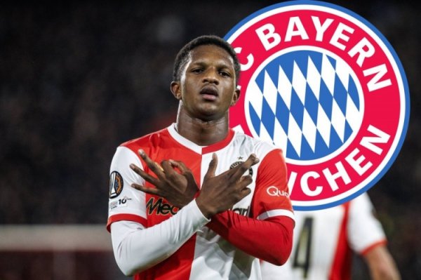 记者：拜仁祥和费耶诺德右后卫雷德，展望转会费3000万到3500万欧