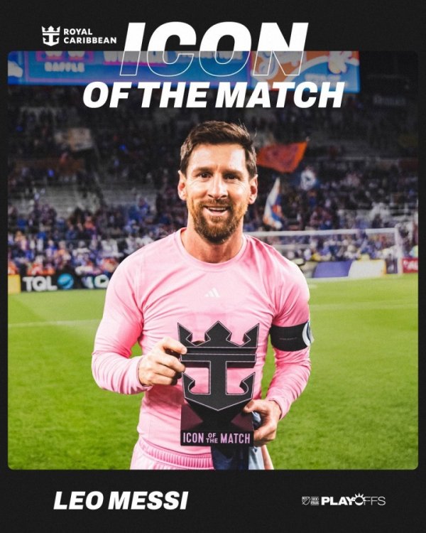 实至名归！梅西1射3助当选全场最好，季后赛球队3胜最好皆是他