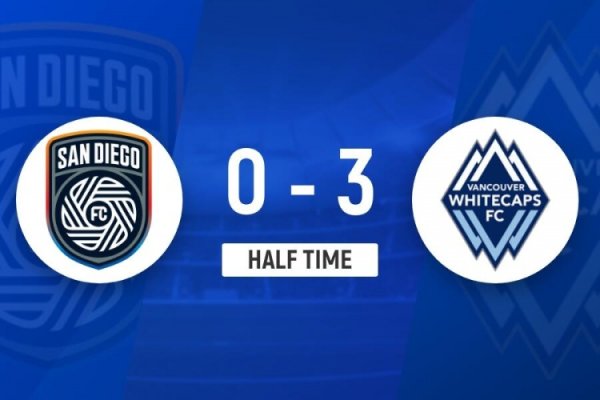 半场-温哥华白浪3-0圣地亚哥FC 按此比分将进总决赛战迈阿密外洋