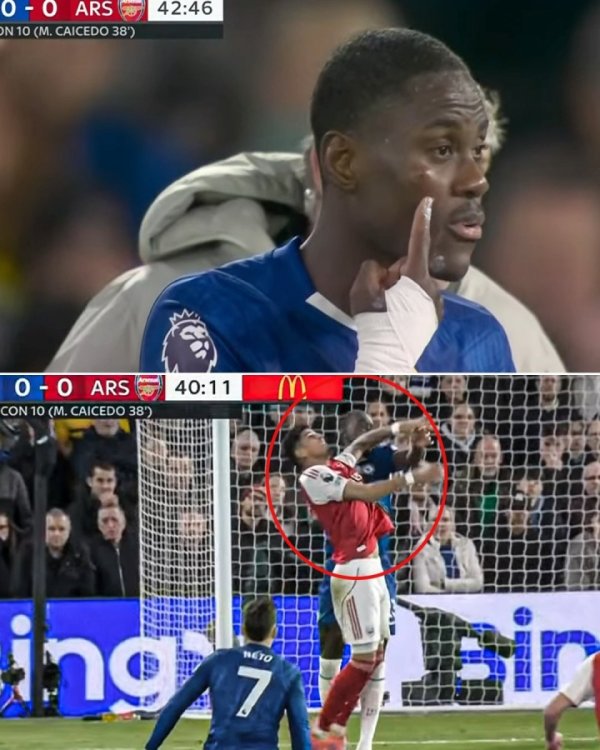 因卡皮耶肘击？前裁判：这照实是黄牌，不行因查洛巴脸伤影响判断